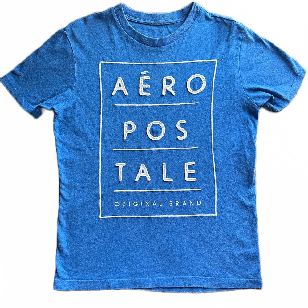 Men’s Aeropostale Size Small Blue Tshirt Great Condition